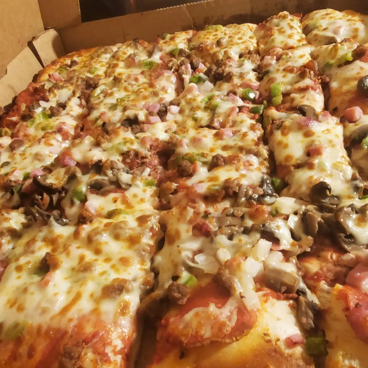 Pepperoni and Mushroom Pizza