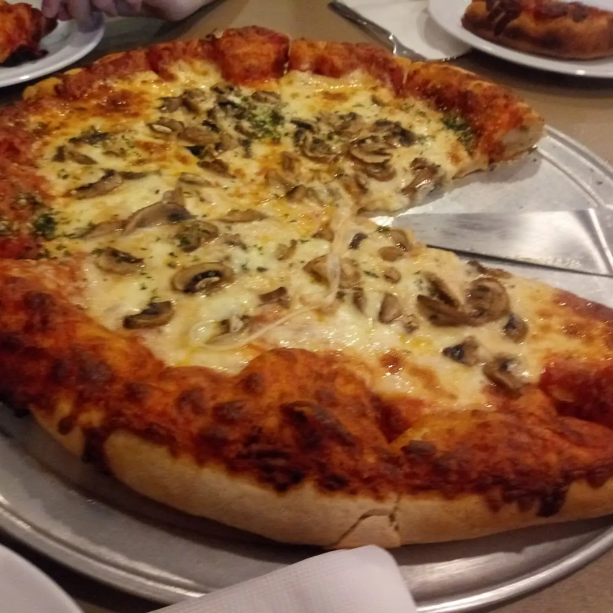 Mushroom Pizza