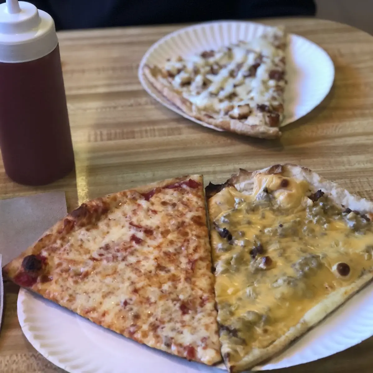 Plain Slice & Cheesesteak Pizza Slice