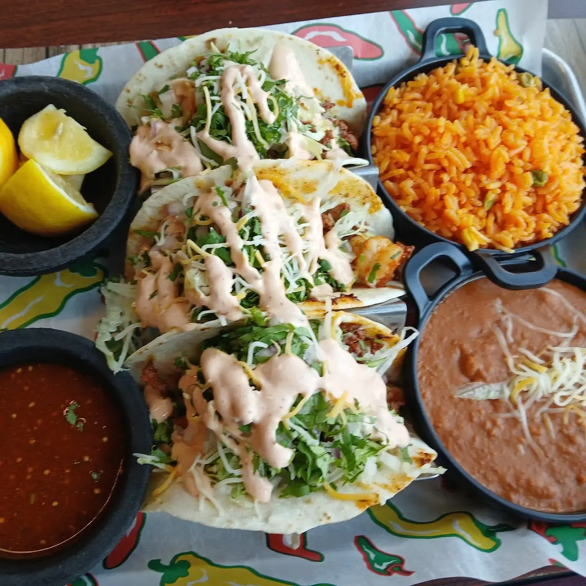 Children's Taco and Enchilada Plate