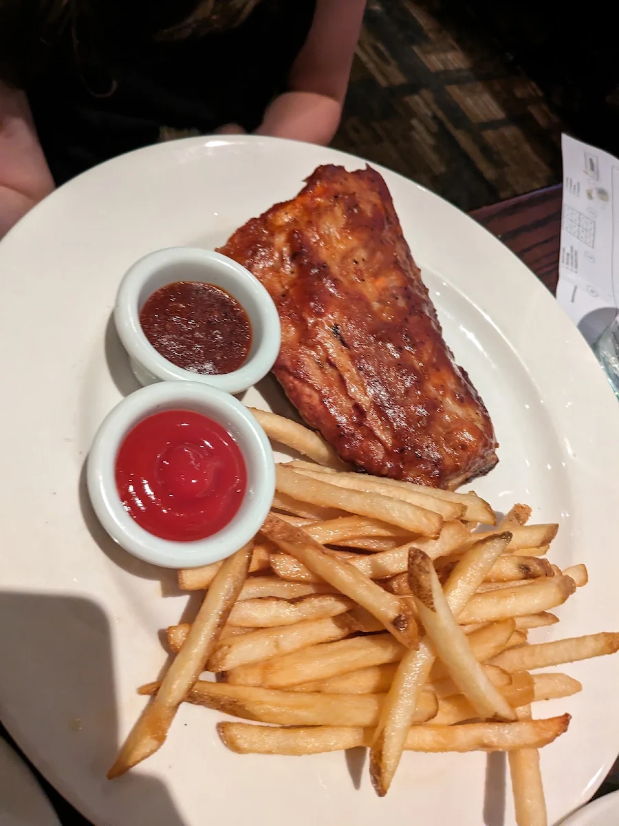 BBQ Pork Ribs and Fries, The Keg Steakhouse + Bar - Brantford