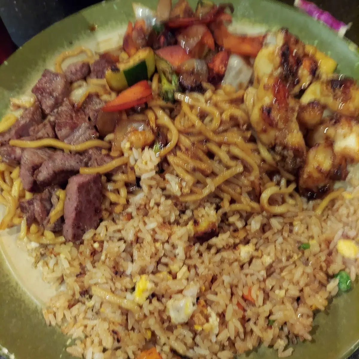 Hibachi Steak and Lobster Tail