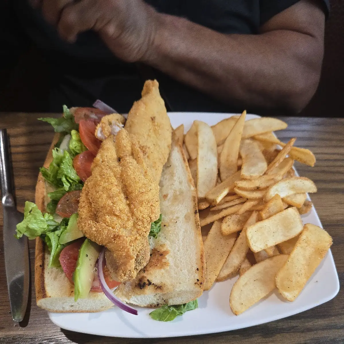 Fried Fish PO'Boy