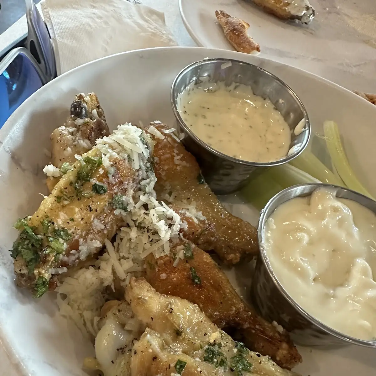 Italian Garlic & Parmesan Wings