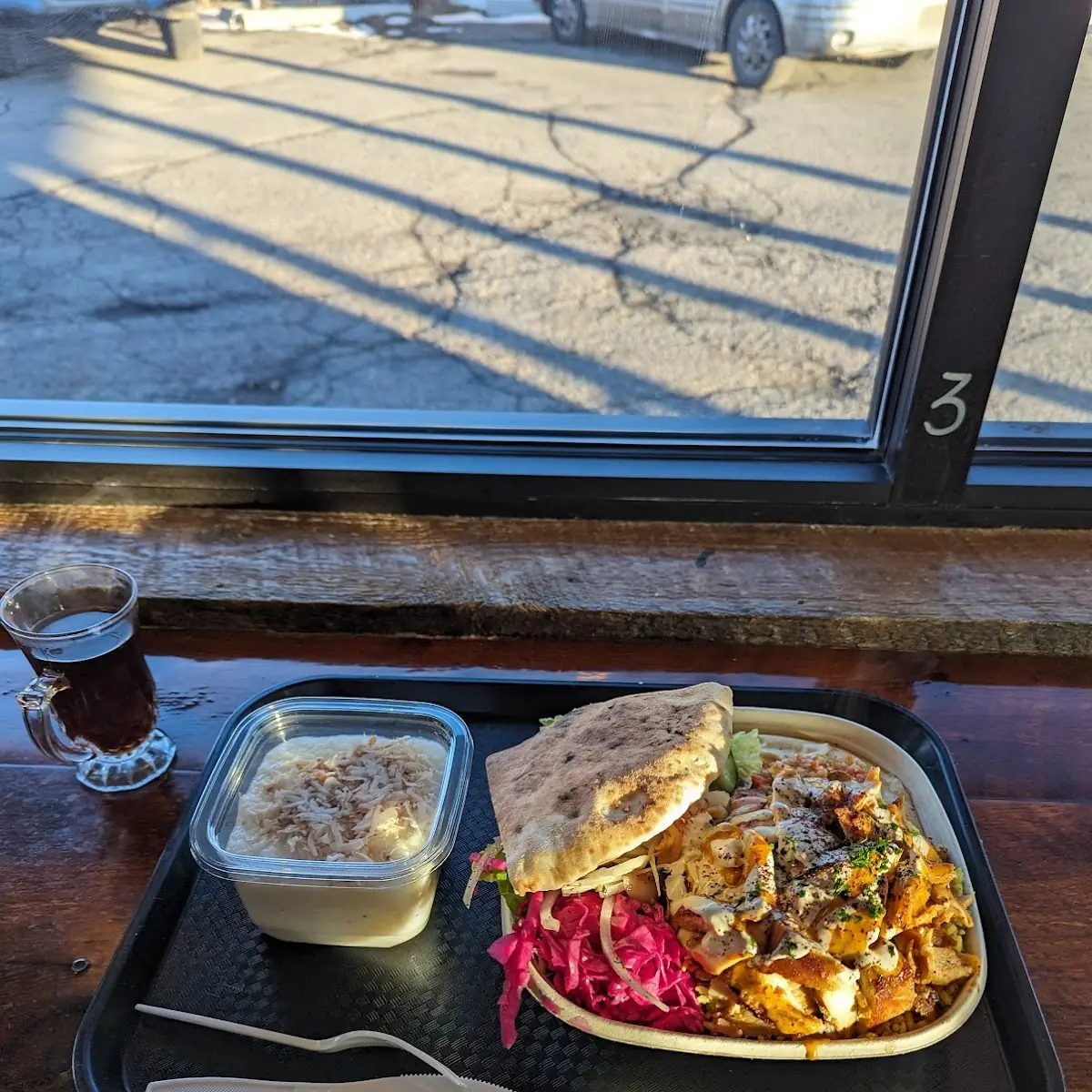 Chicken Shawarma Plate صحن شاورما دجاج
