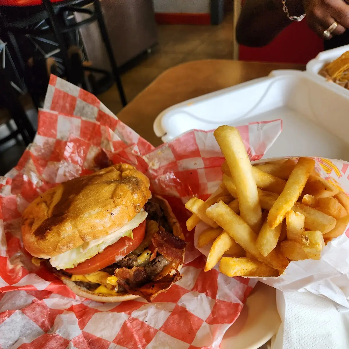 Double Cheeseburger with Zucchini