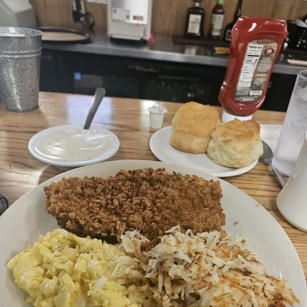 Chicken Fried Steak and Eggs