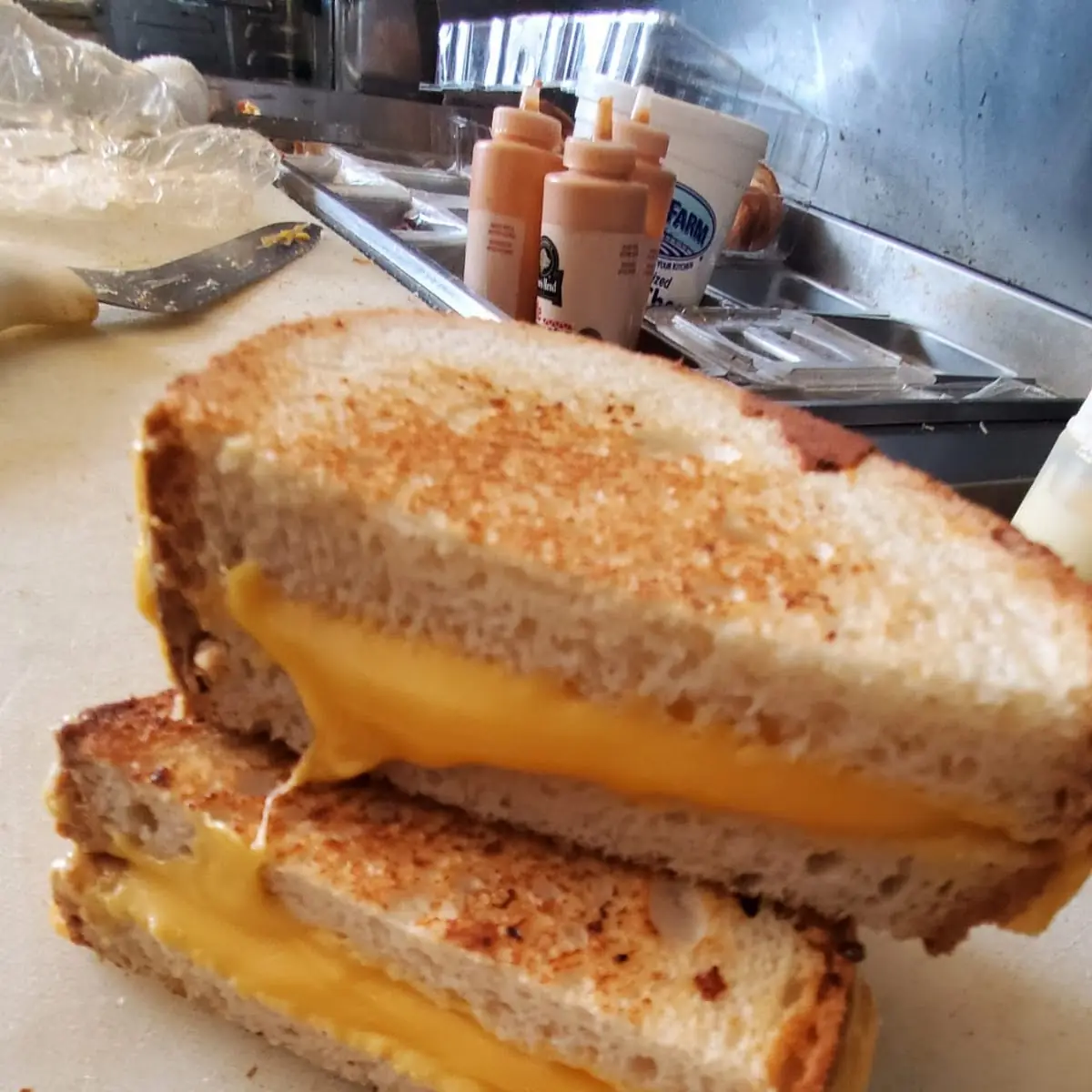 Grilled Cheese Sandwich Breakfast