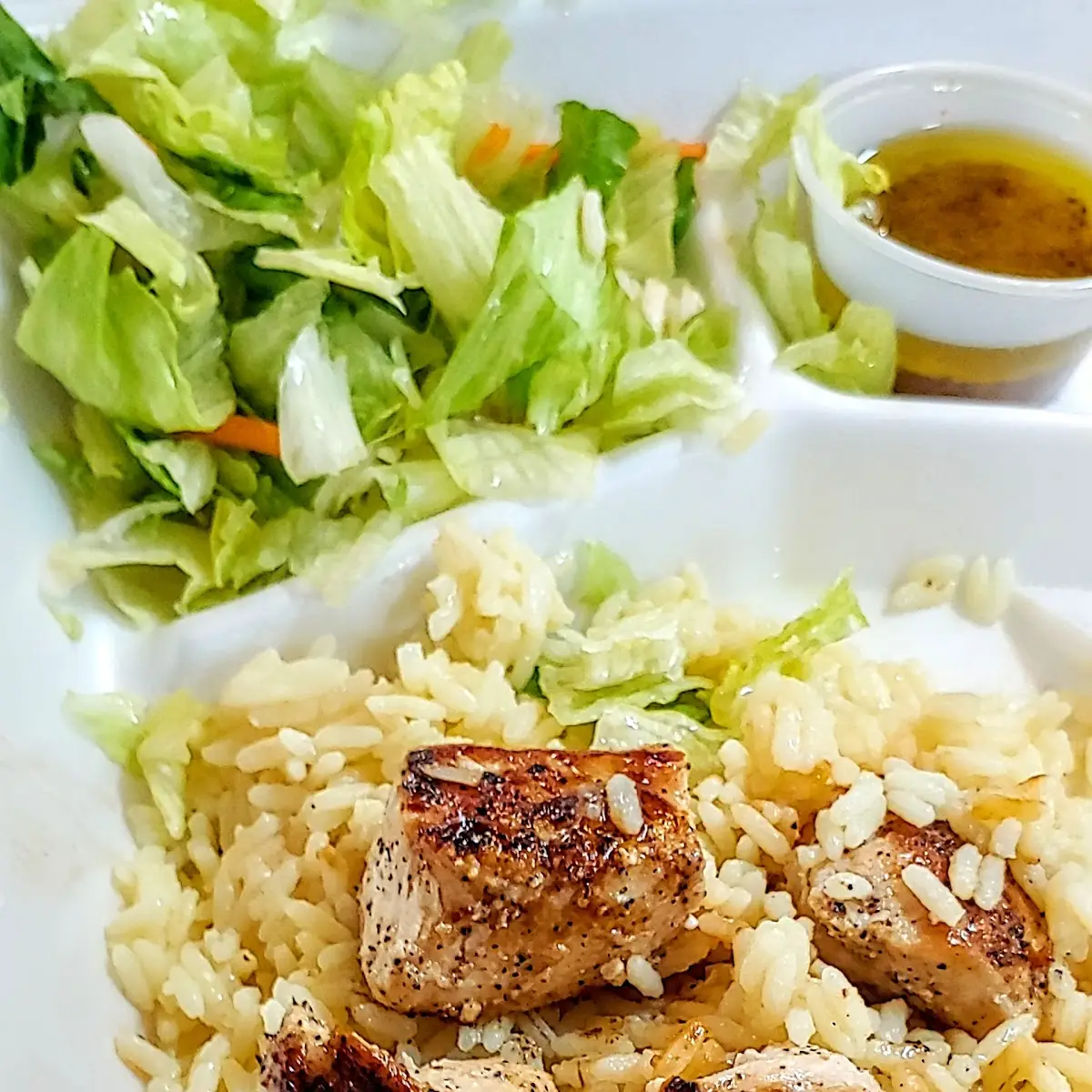 Chicken Souvlaki Plate