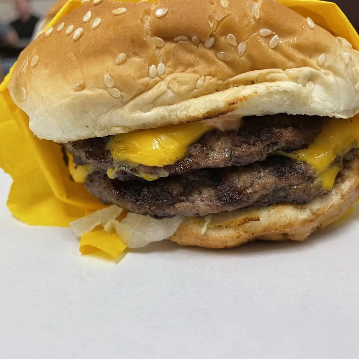 Regular Double Cheeseburger