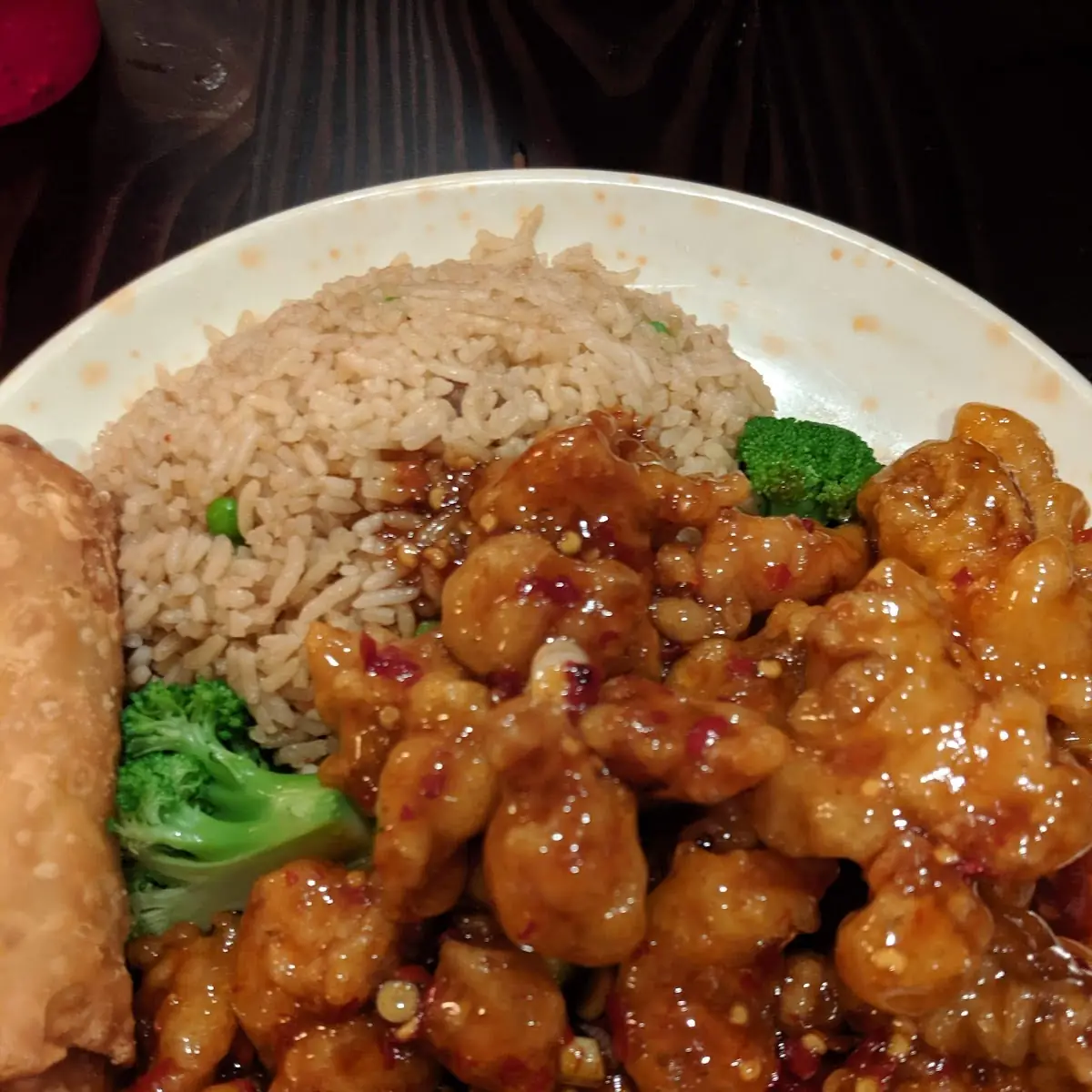 Sesame Chicken Combination Dinner