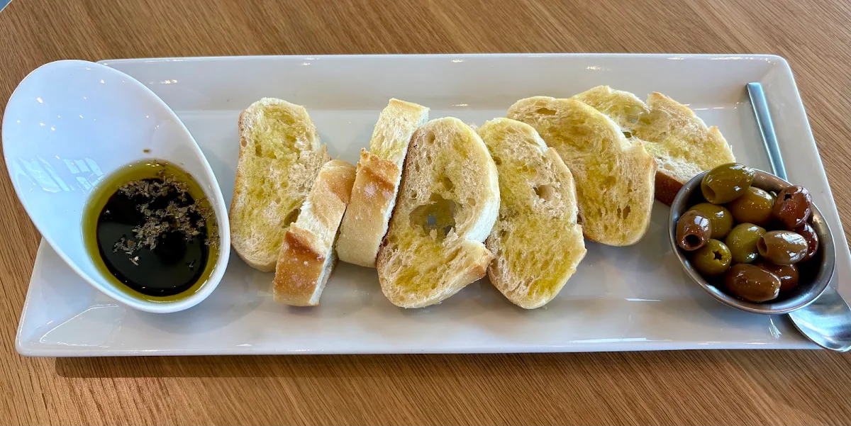Baguette with Olives, Lass Chance Beverage Co.