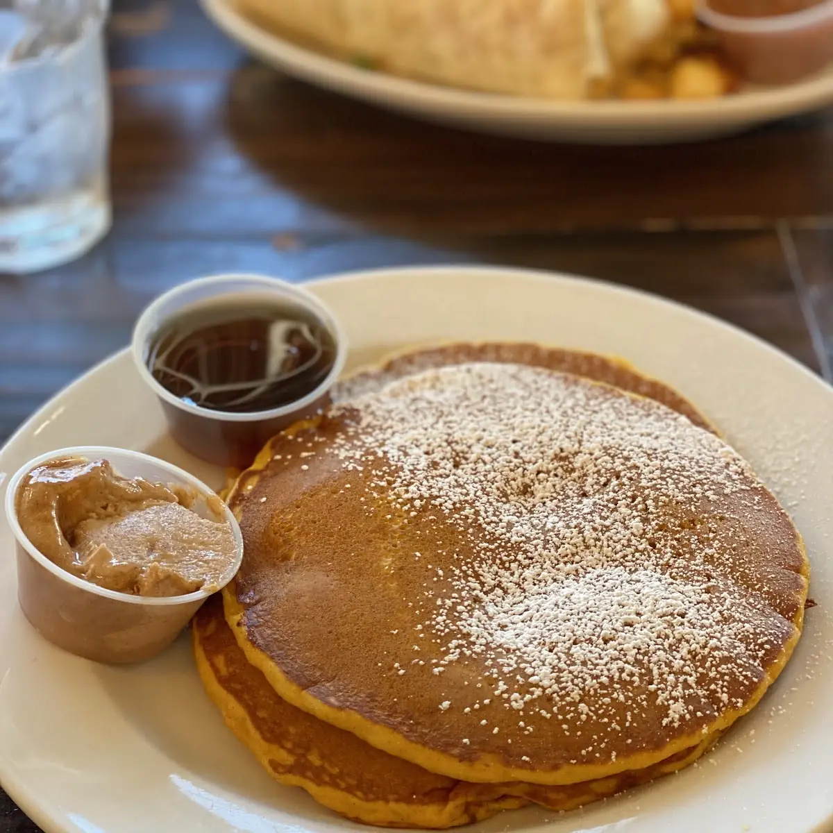 Brown Sugar Oatmeal Pancakes