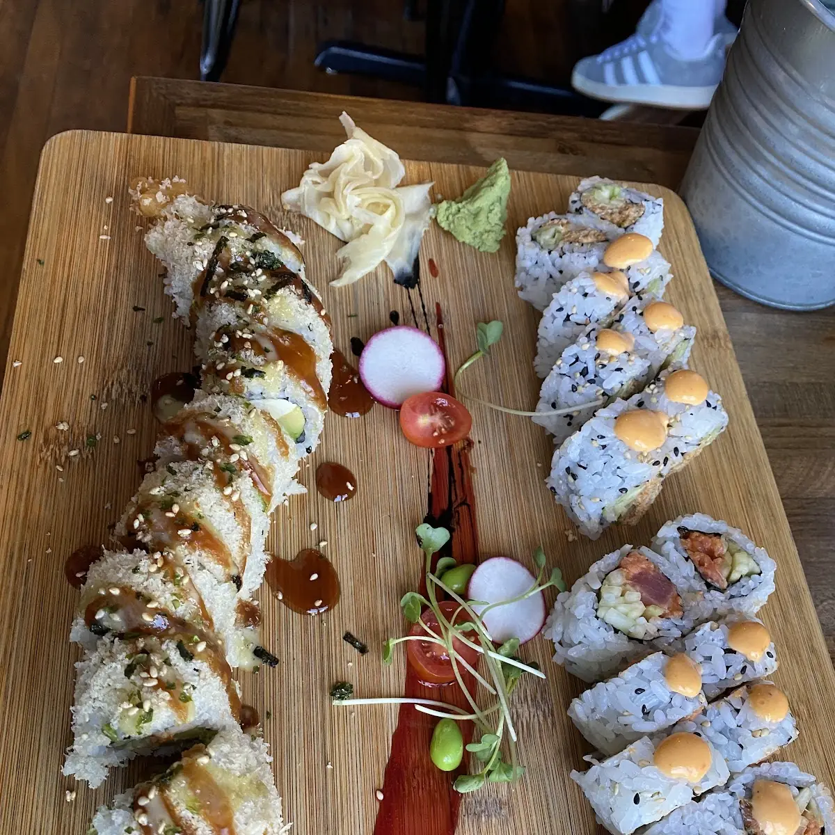 Fiesta Roll with Salmon Sushi