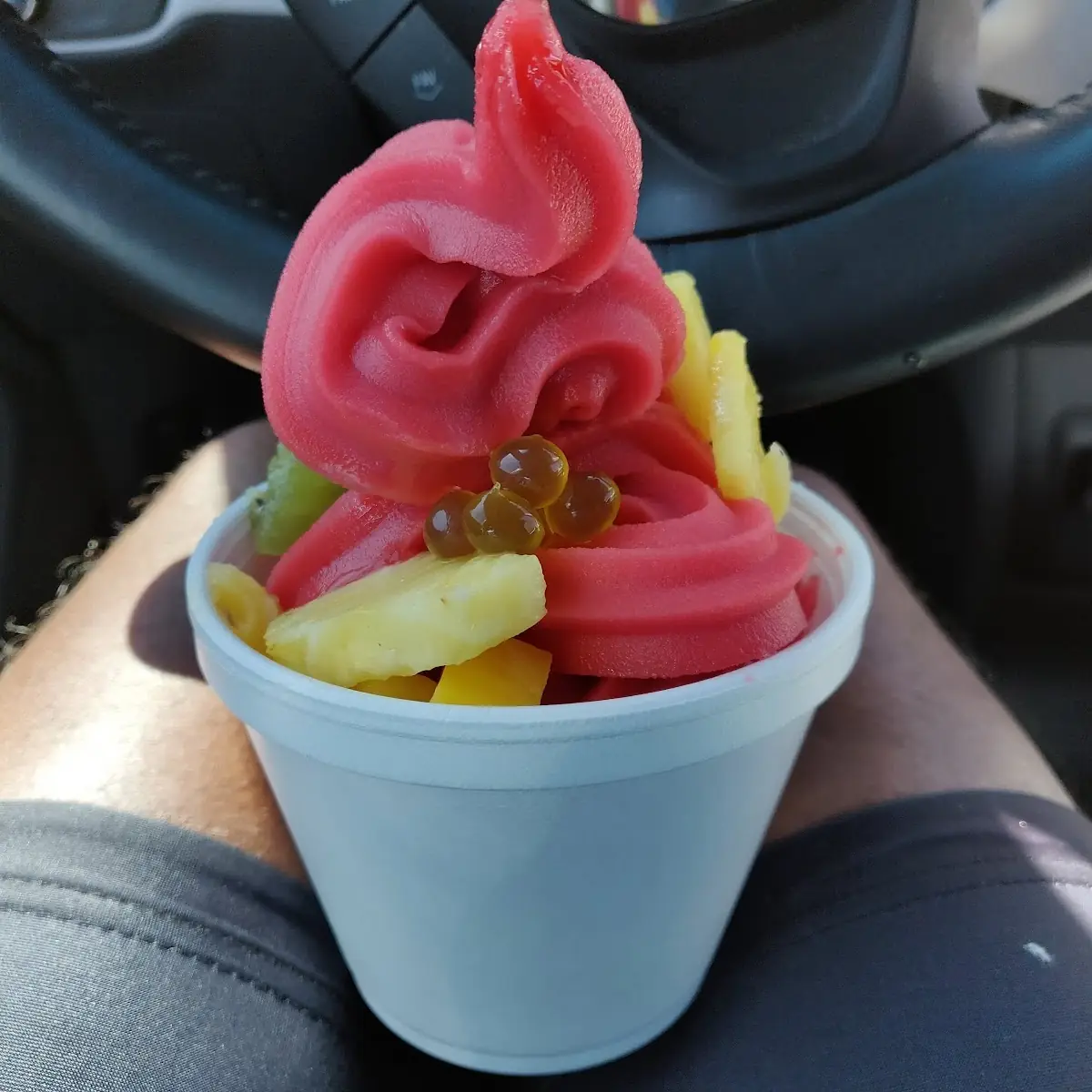 Pineapple Dole Soft Serve