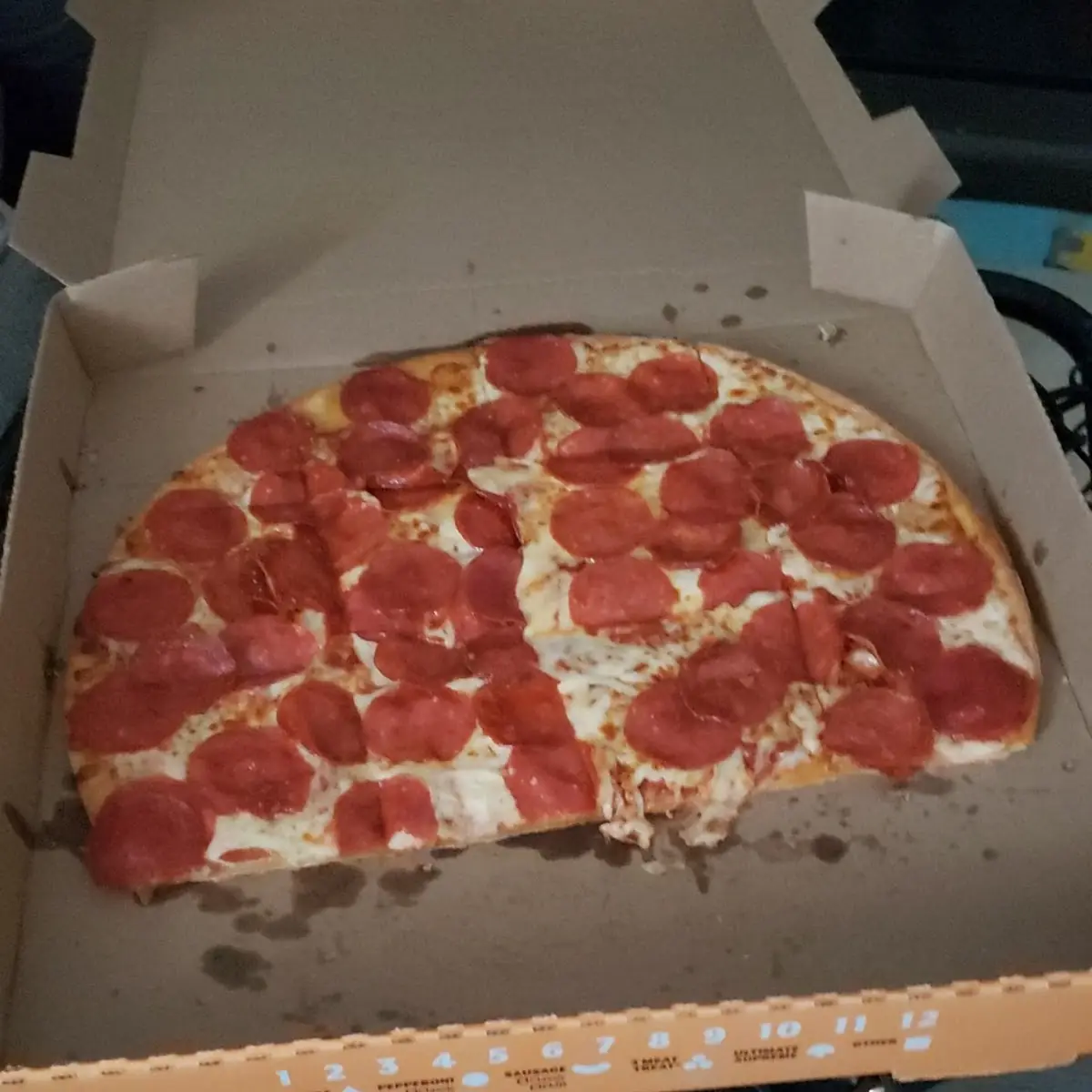 Pepperoni Pizza Thin Crust