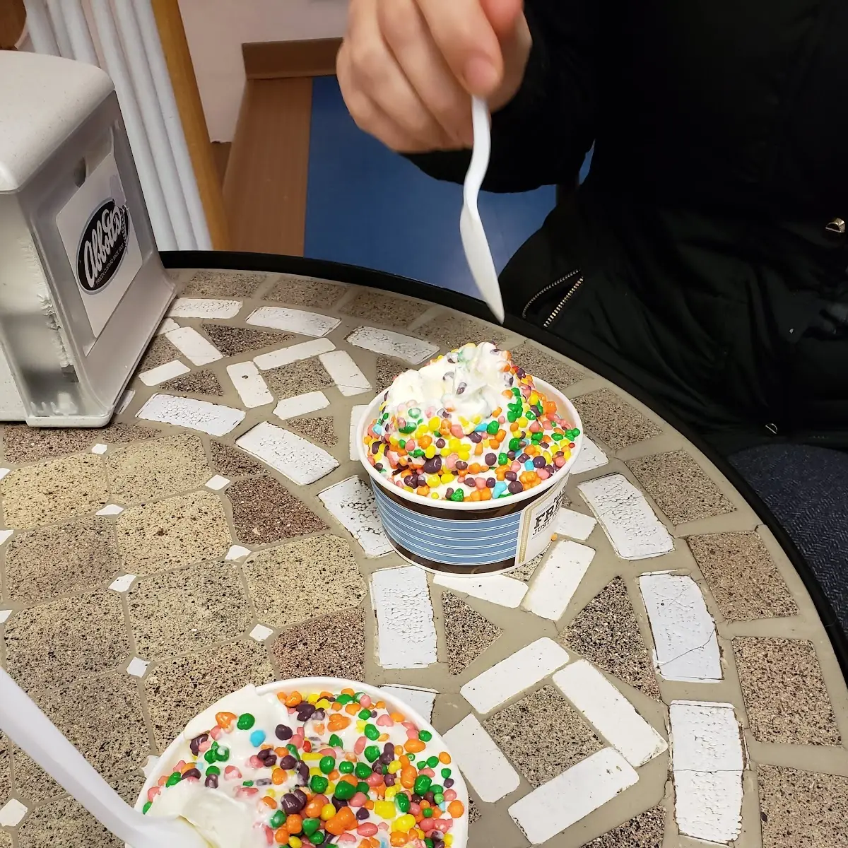 Vanilla Custard with Nerds