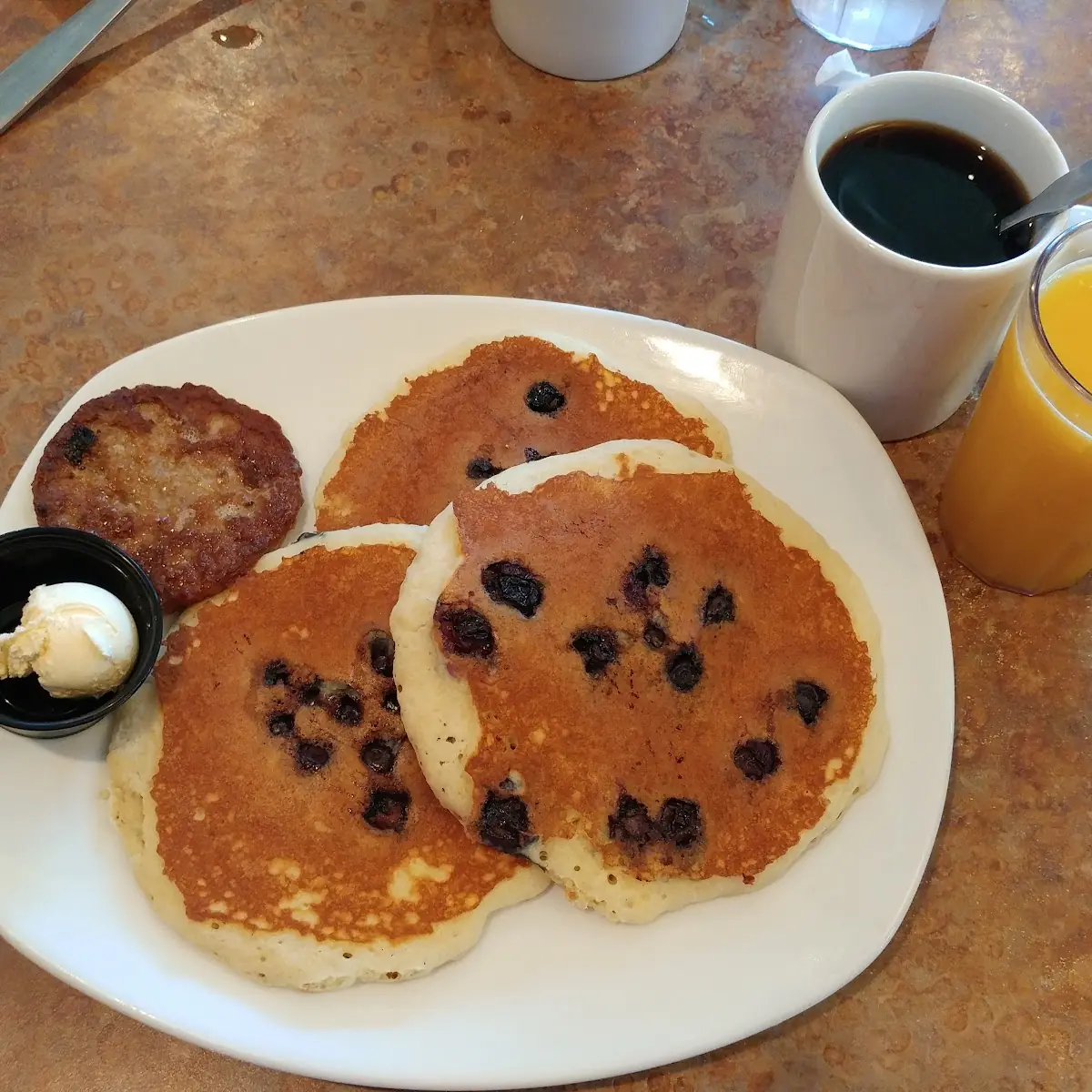Blueberry Buttermilk Pancake Platter