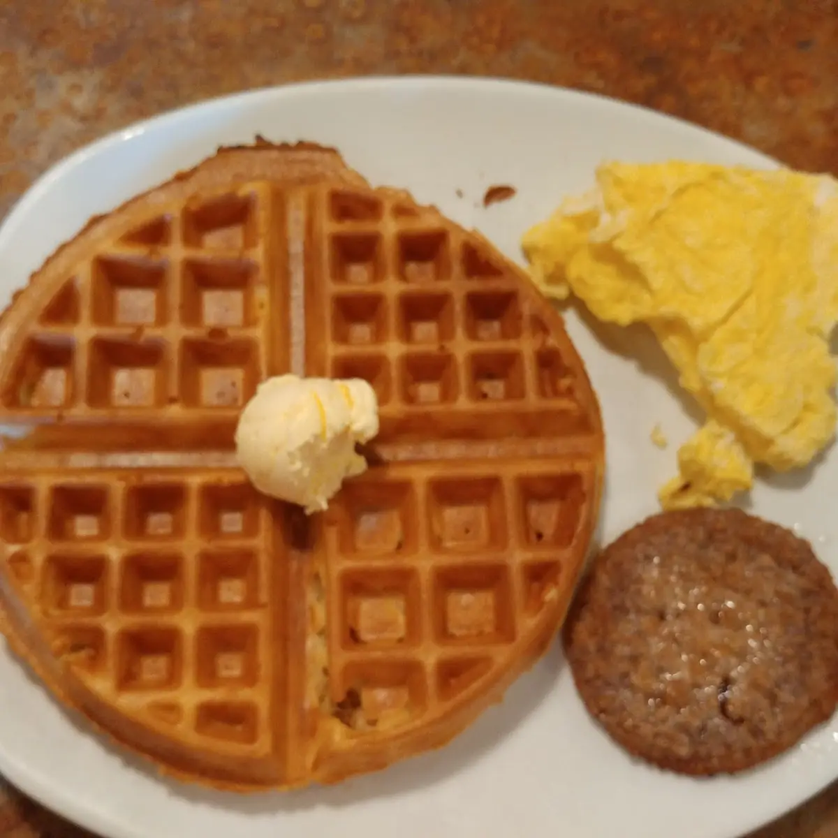 Scratch-Made Belgian Waffle Platter