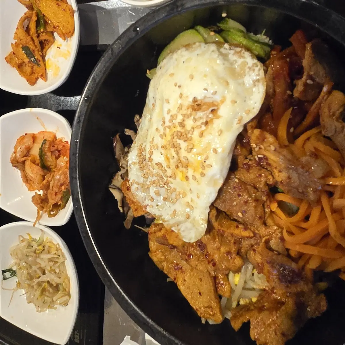 Pork Hot Stone Bibimbap