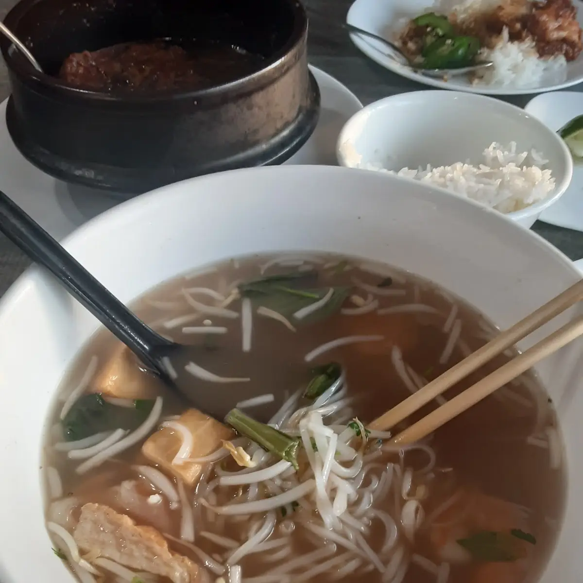 Bun Rieu Seafood Noodle Soup