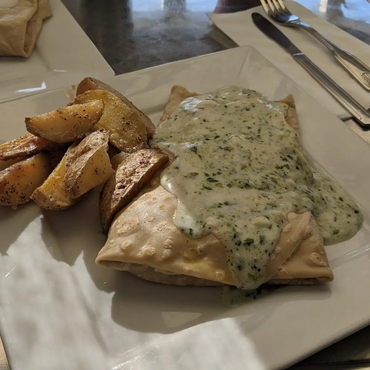 Ham & Cheese Crepe