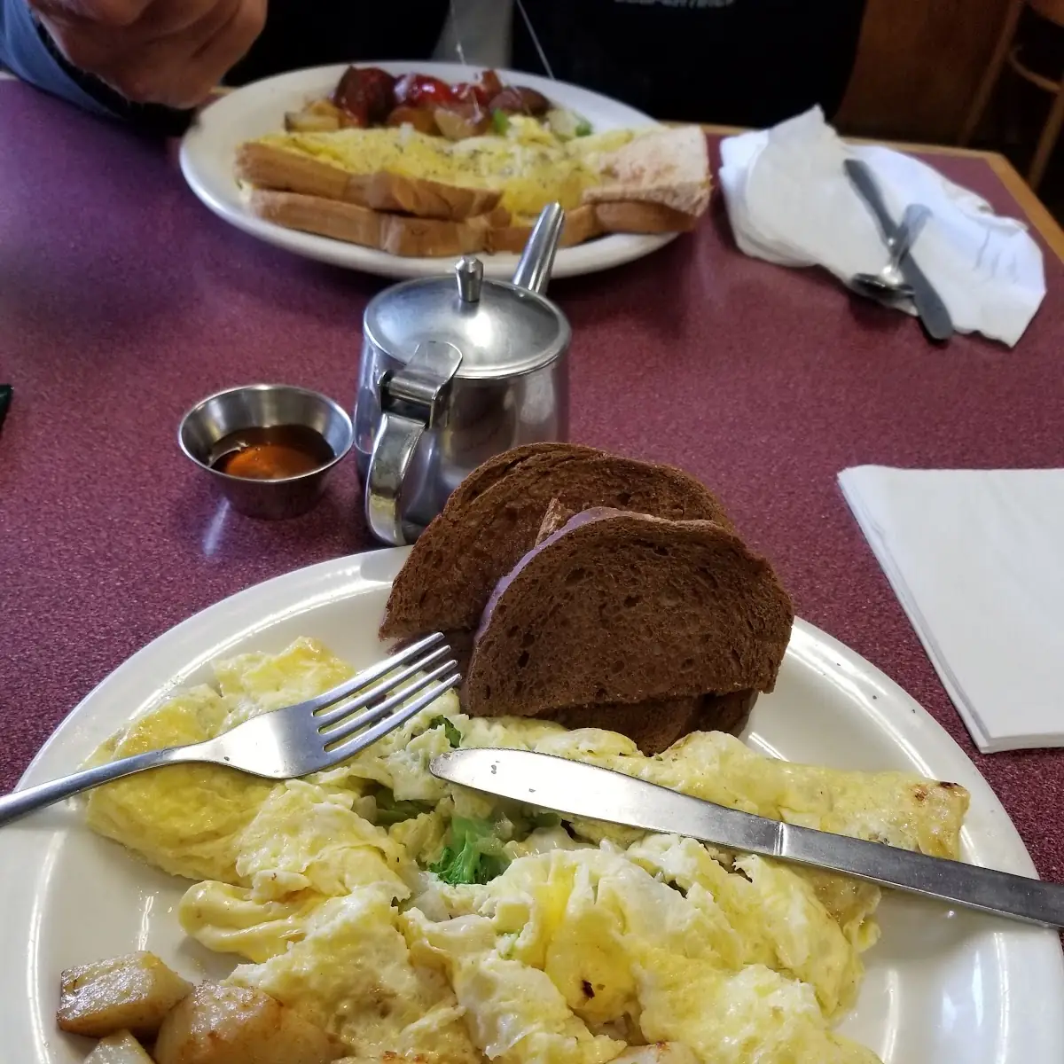 Their Veggie Omelet Was Great
