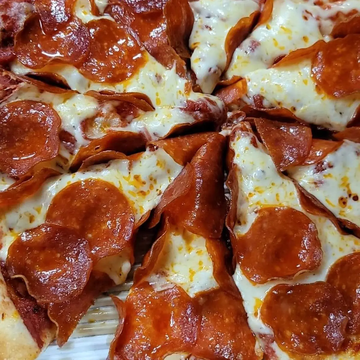 Medium Pepperoni Pizza with Extra Sauce