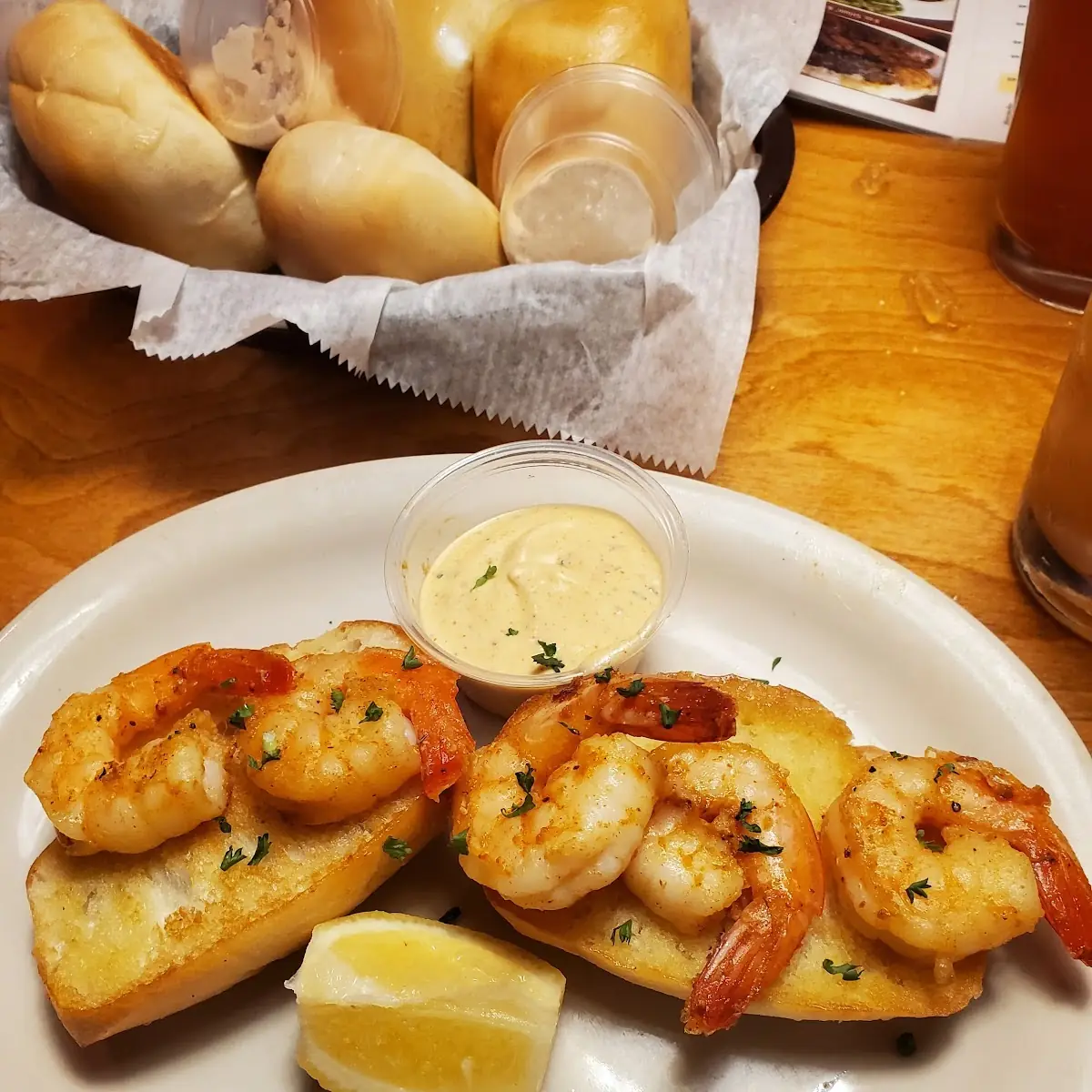Oz Sirloin & Grilled Shrimp Combo with 2 Sides