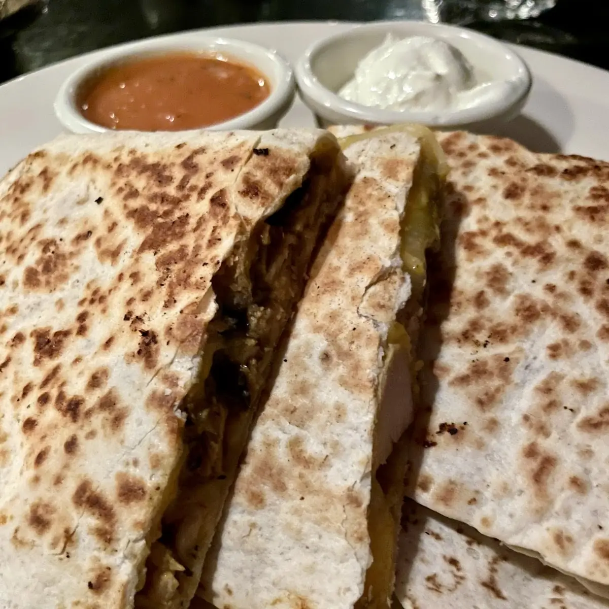 Jamaican Jerk Chicken Quesadilla
