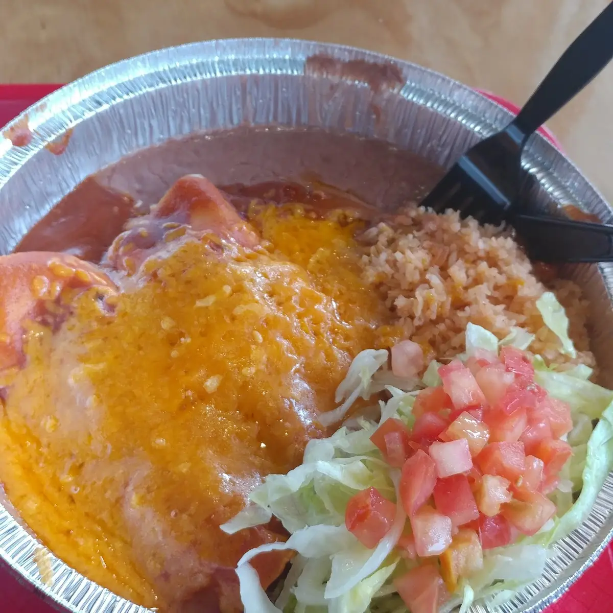 Spanish Rice and Refried Beans