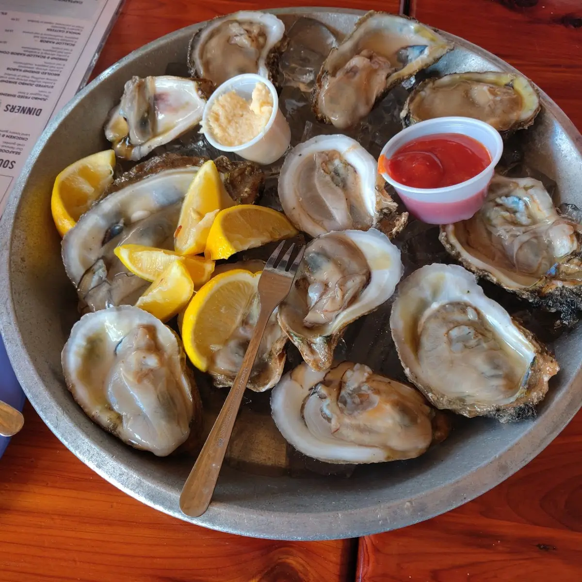 Oysters on the Half Shell One Dozen