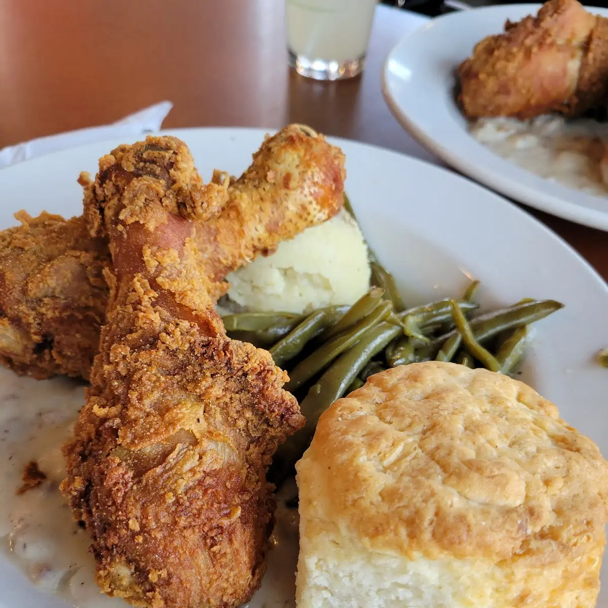 Fried Chicken Platter 2-Thighs