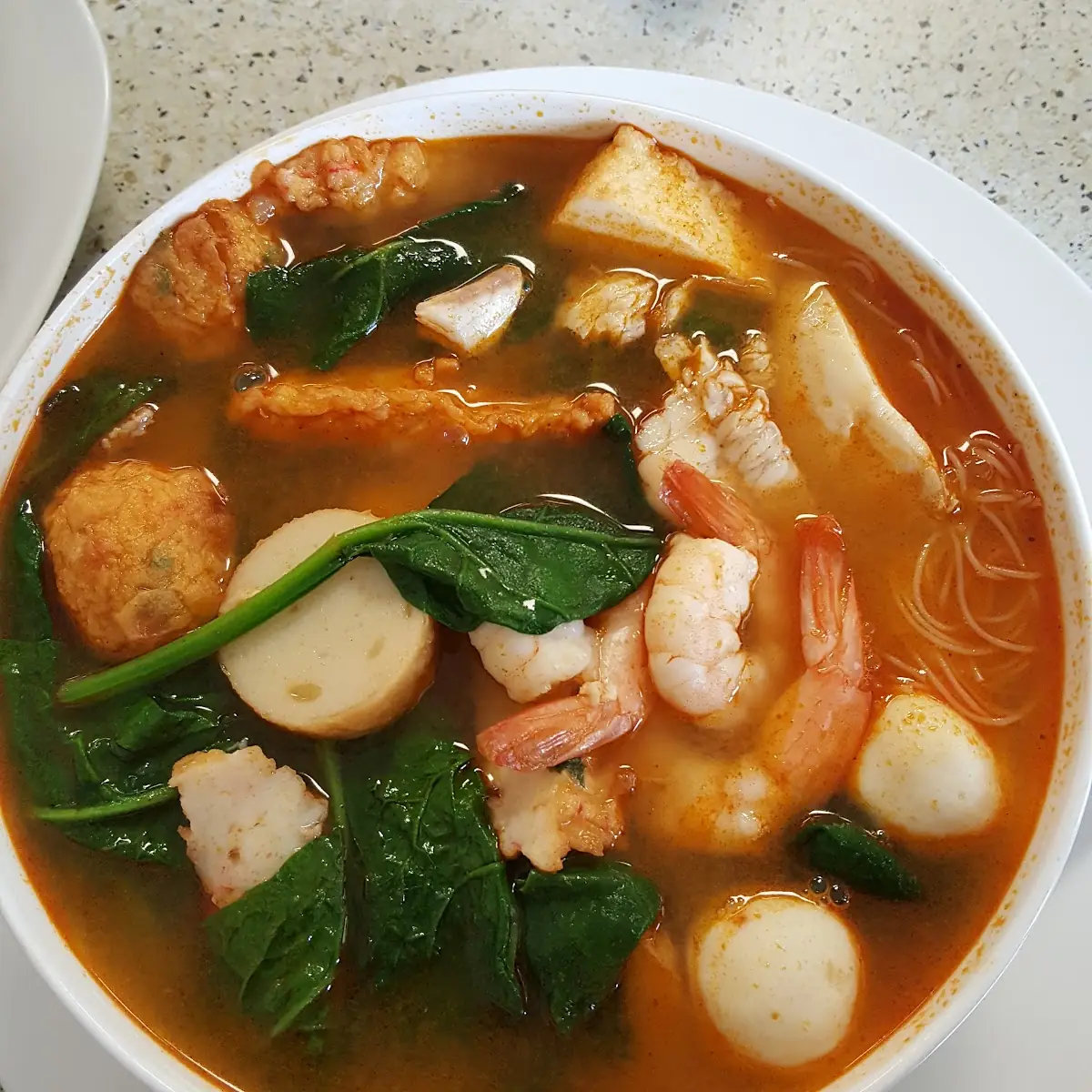 Tom Yam Noodles Soup