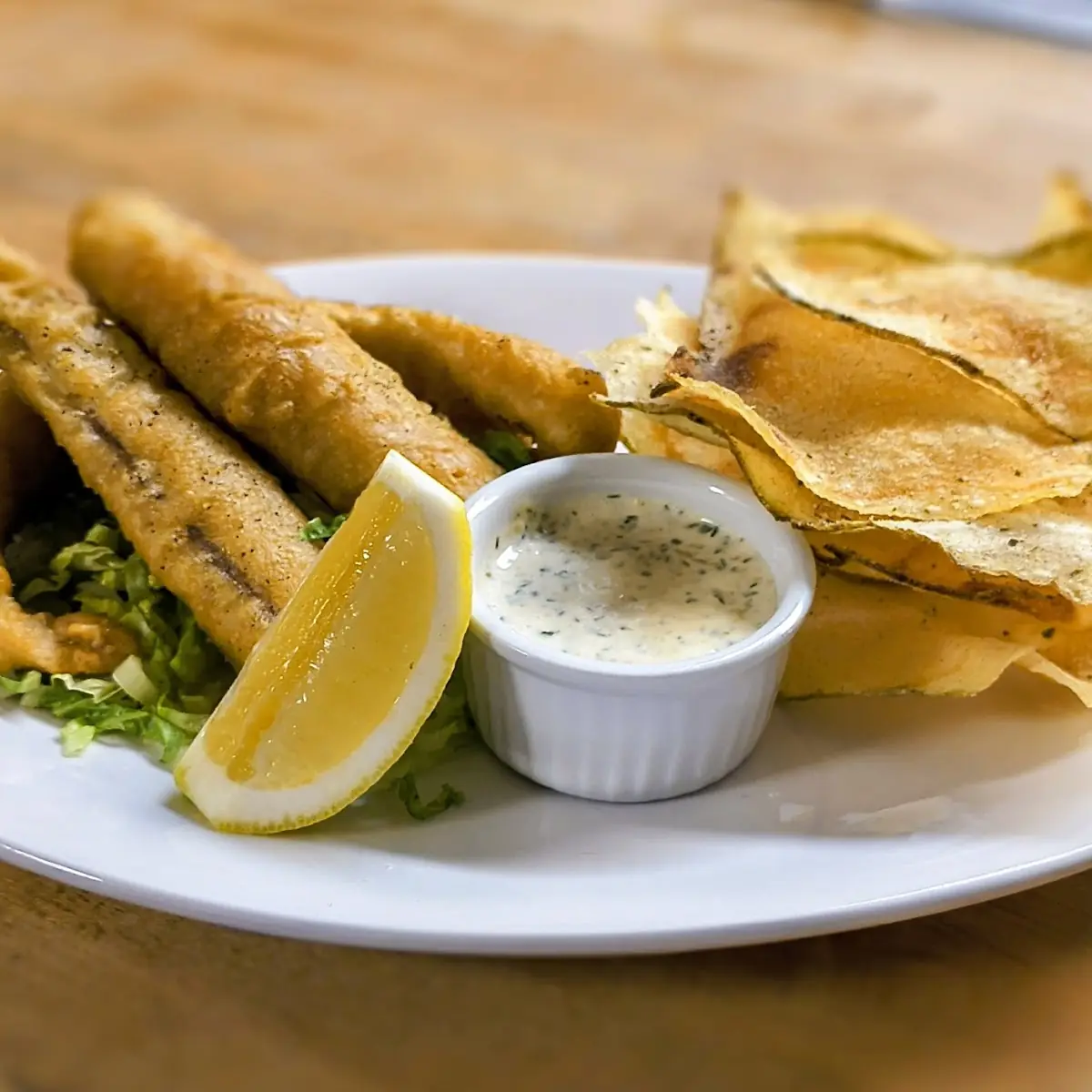 Walleye Fish and Chips