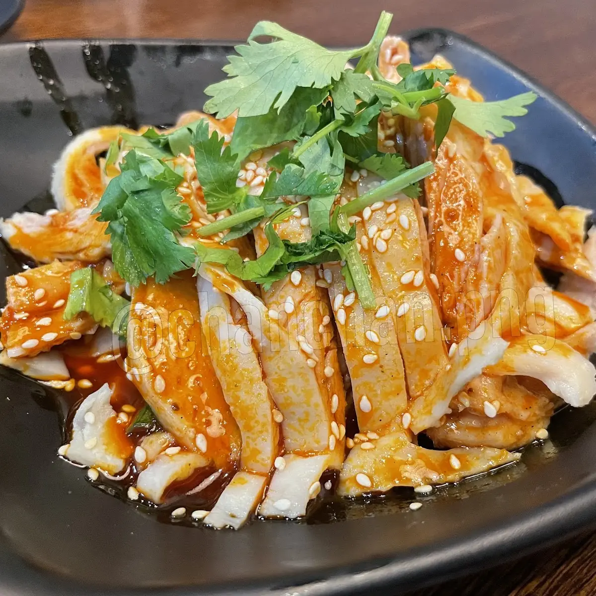 Steamed Chicken with Chili Sauce