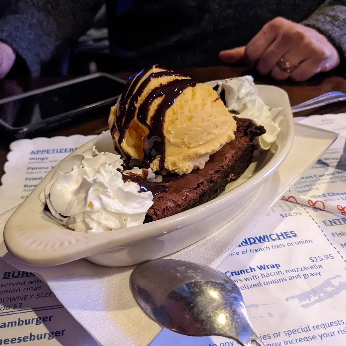 Brownie Sundae