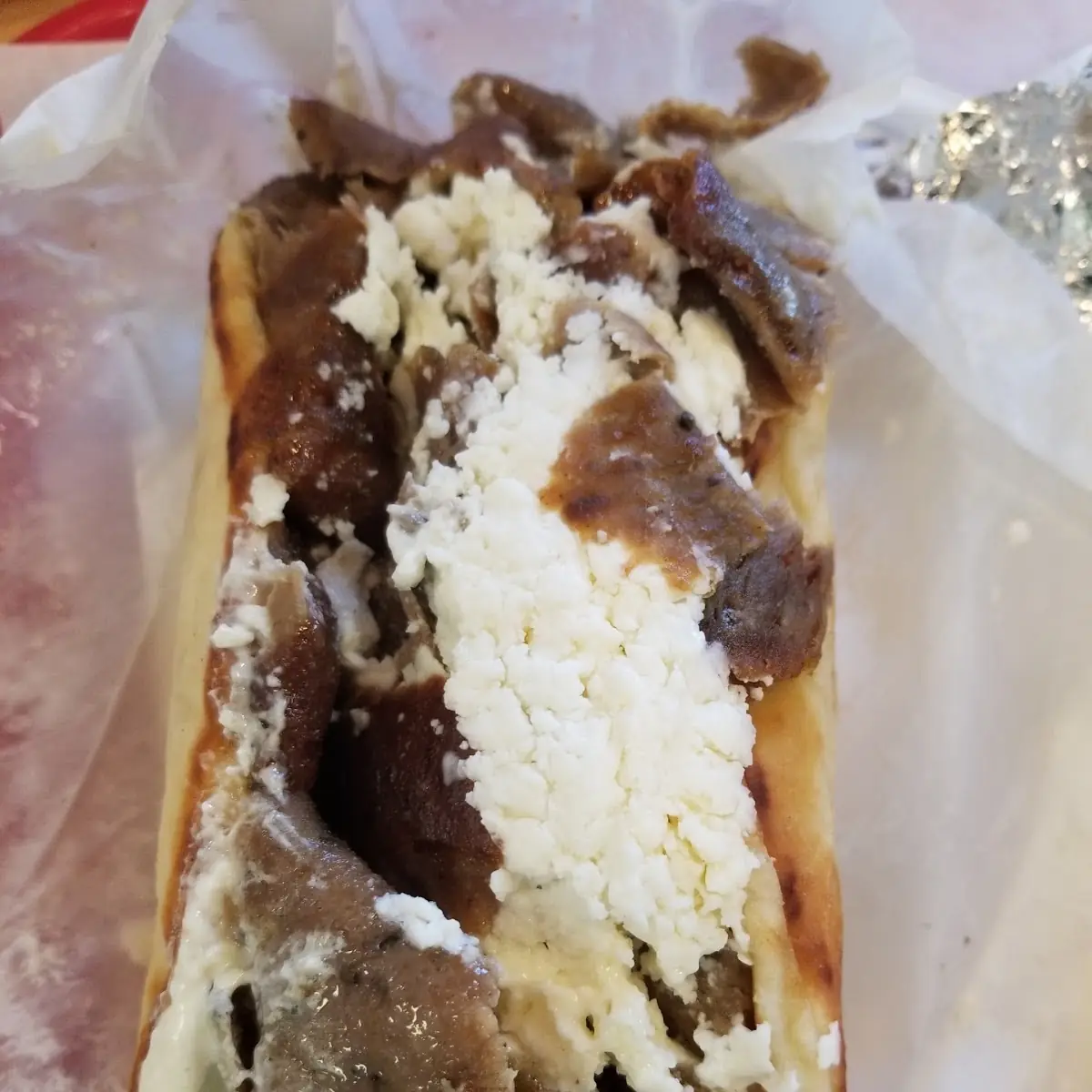 Feta Gyro Sandwich