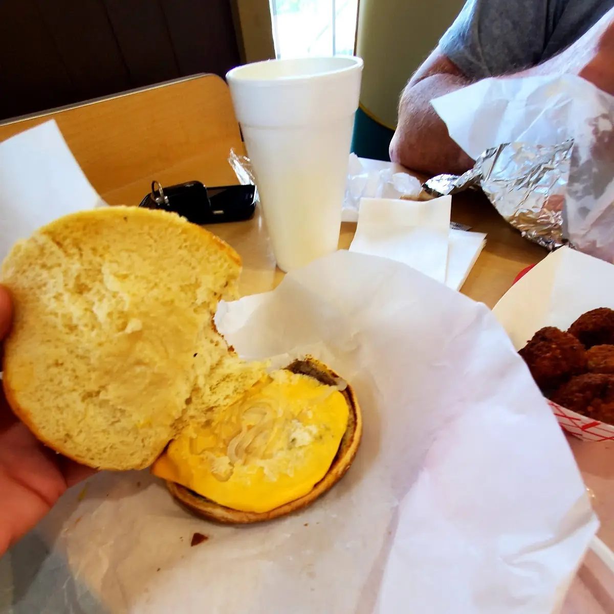 Still Cold Cheese Burger