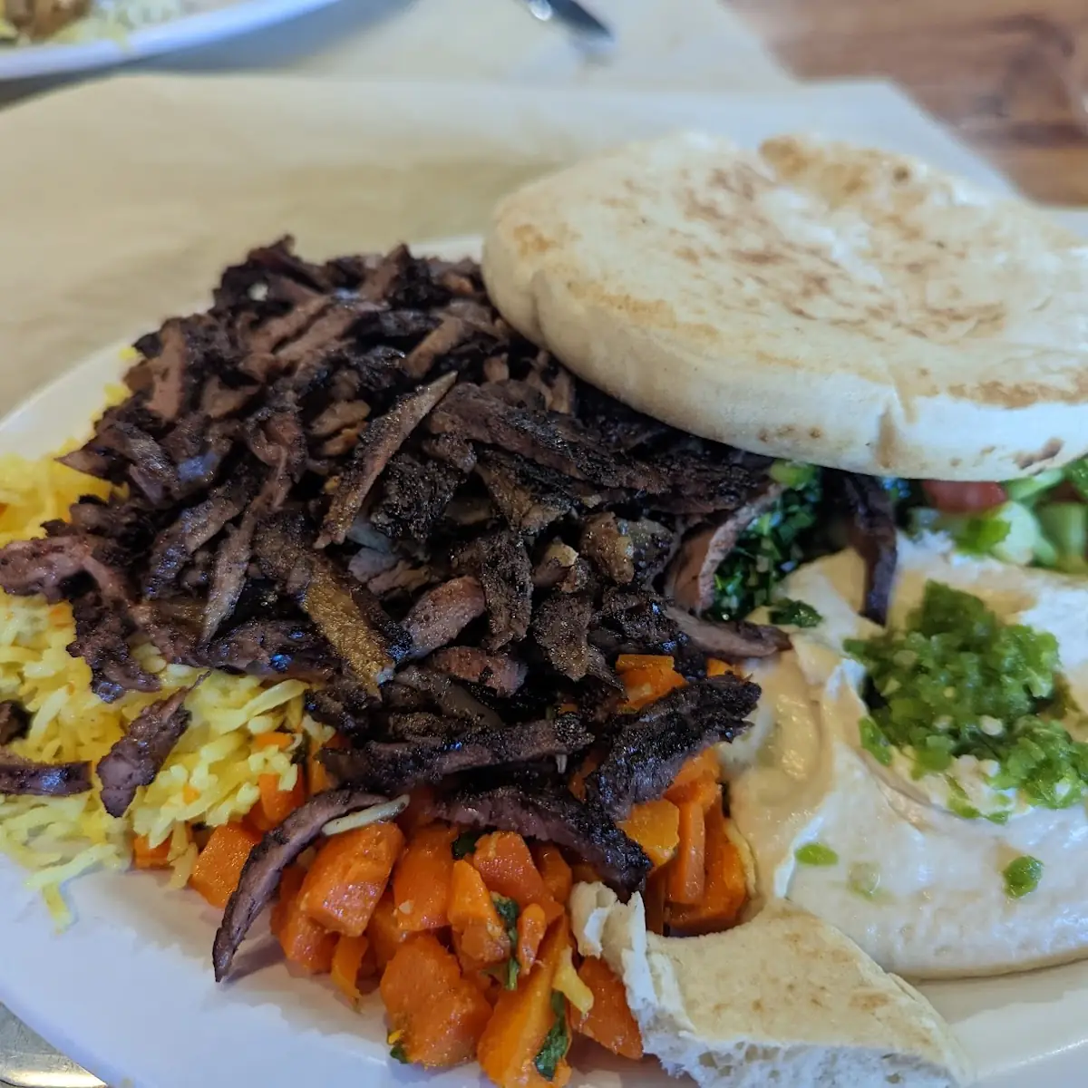 Beef Shawarma Plate