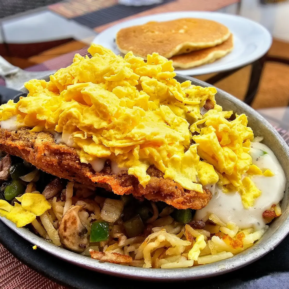 Country Fried Steak Skillet