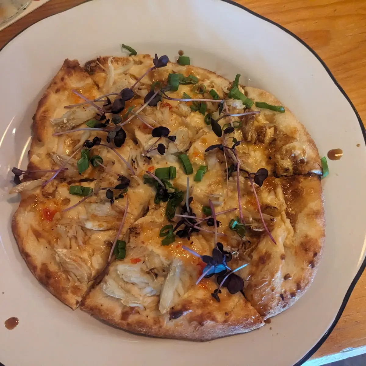 Crab Rangoon Pizza