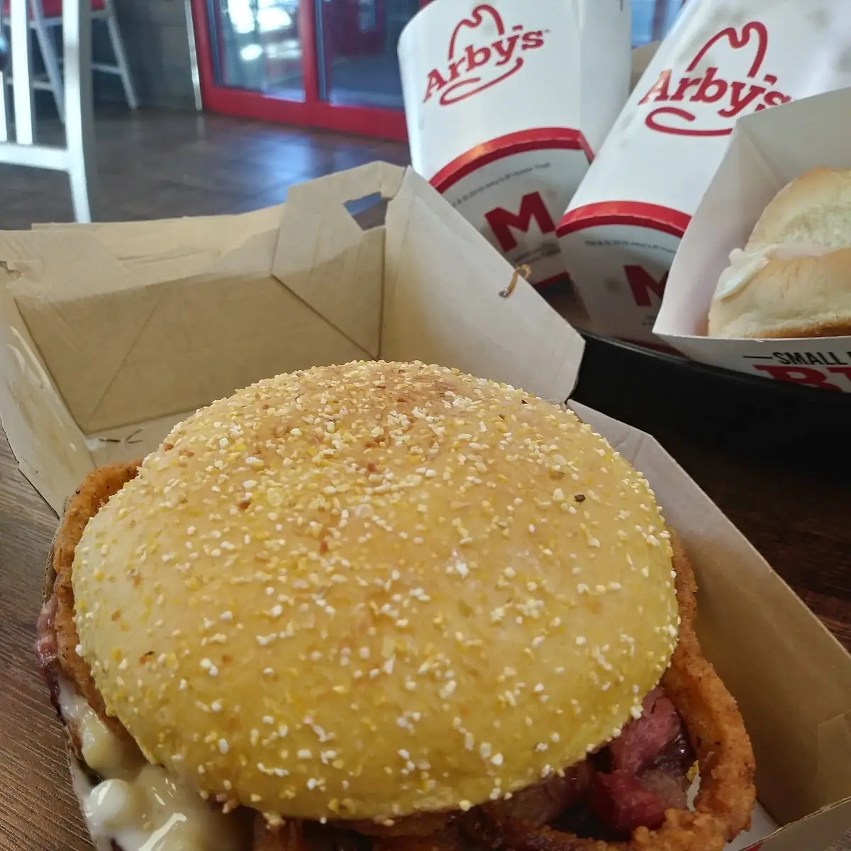 BBQ Brisket Mac and Cheese Sandwich