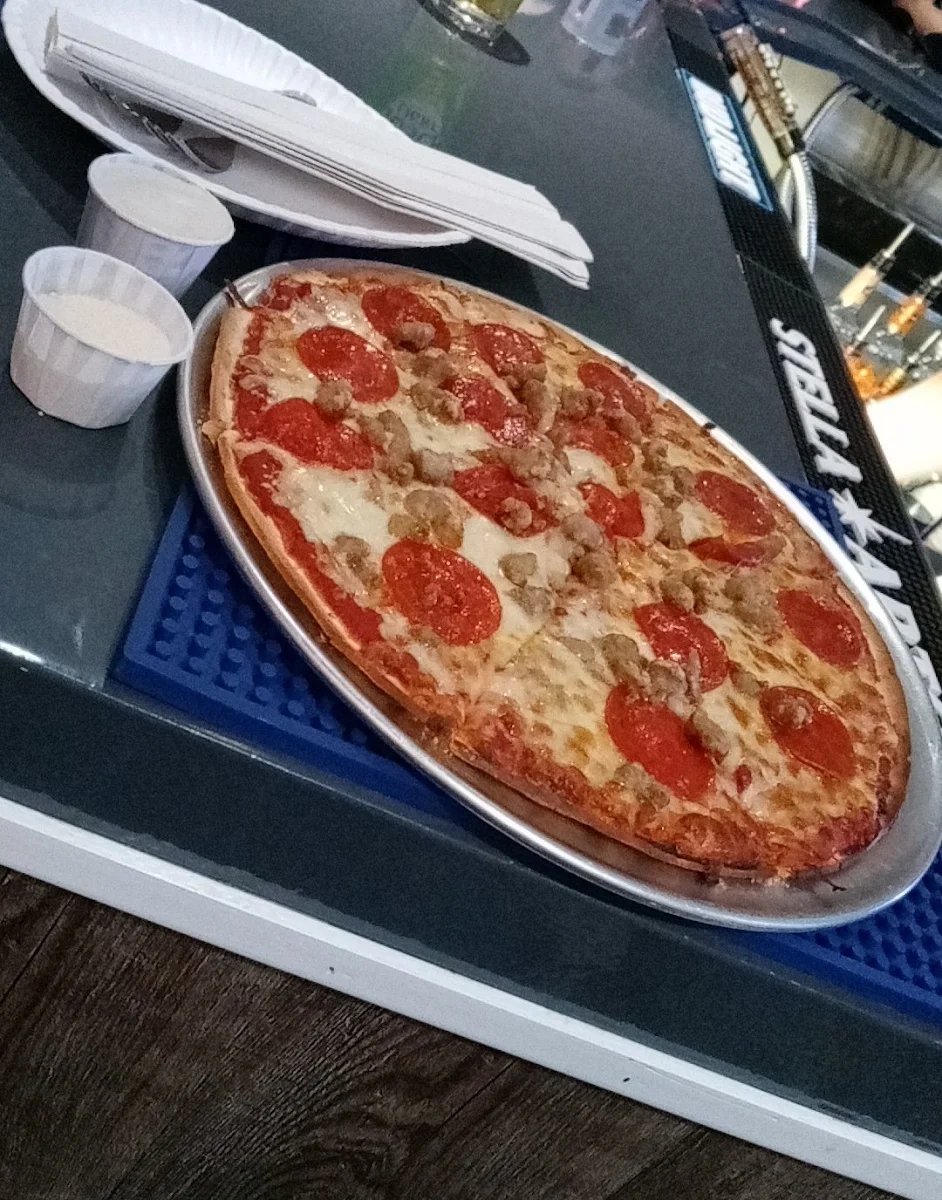 Pepperoni and Sausage Pizza