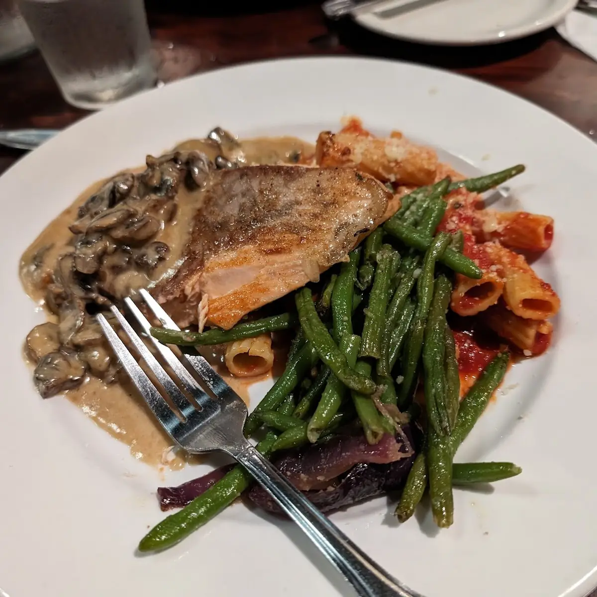 Grilled Salmon Marsala