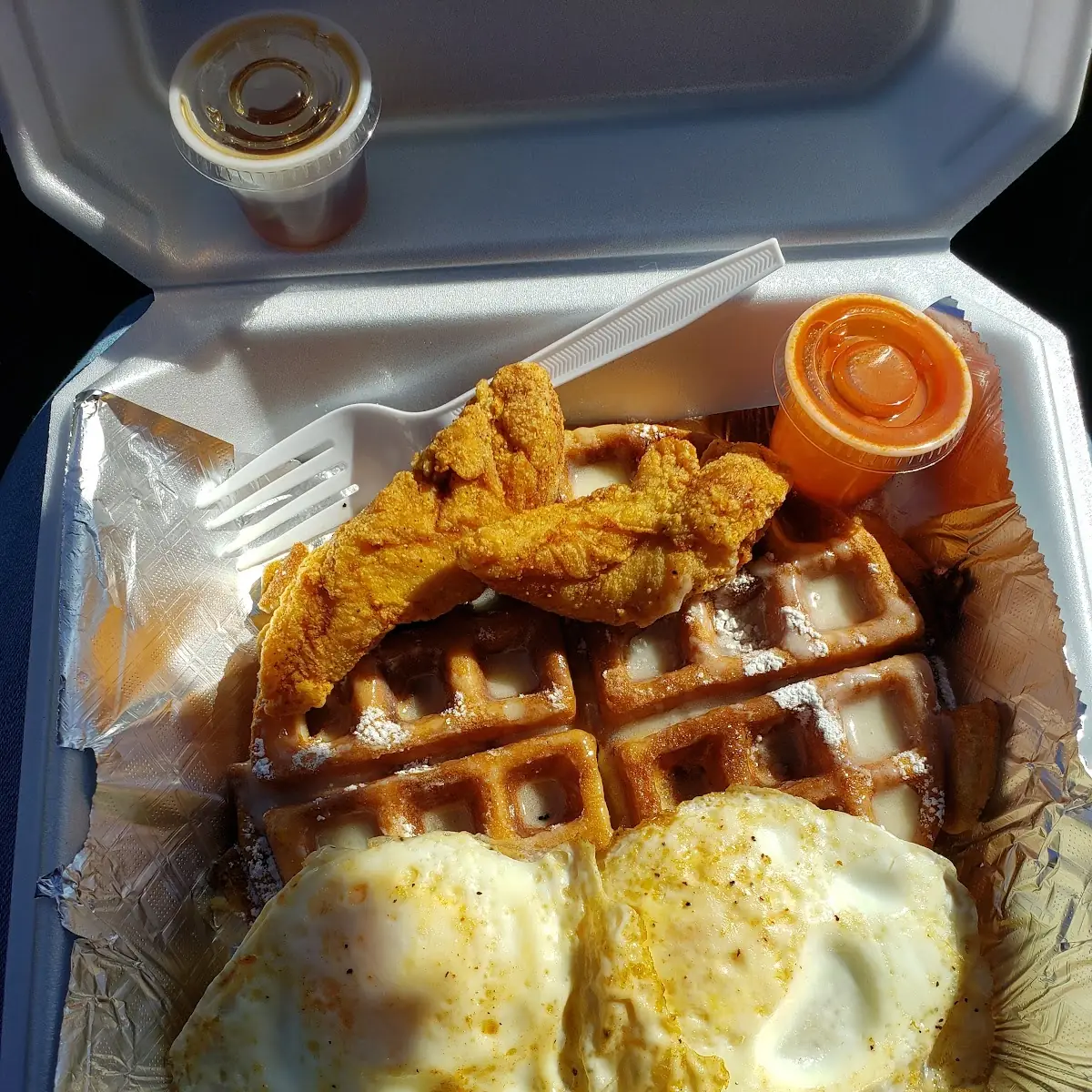 Classic Waffle Two Eggs