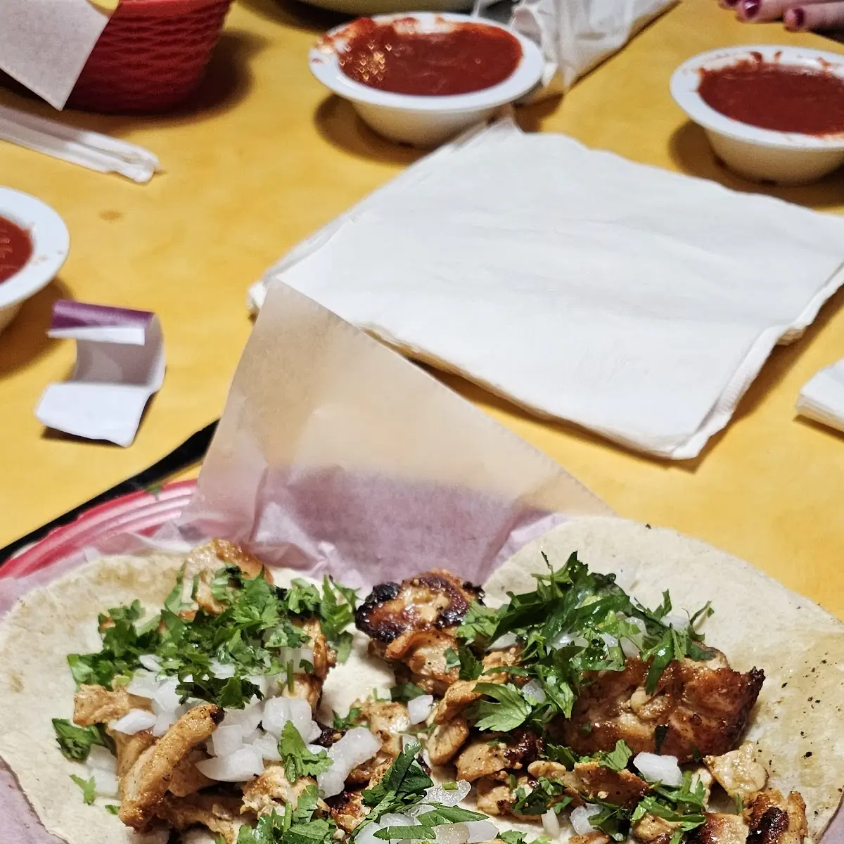 Pollo Asado Street Tacos