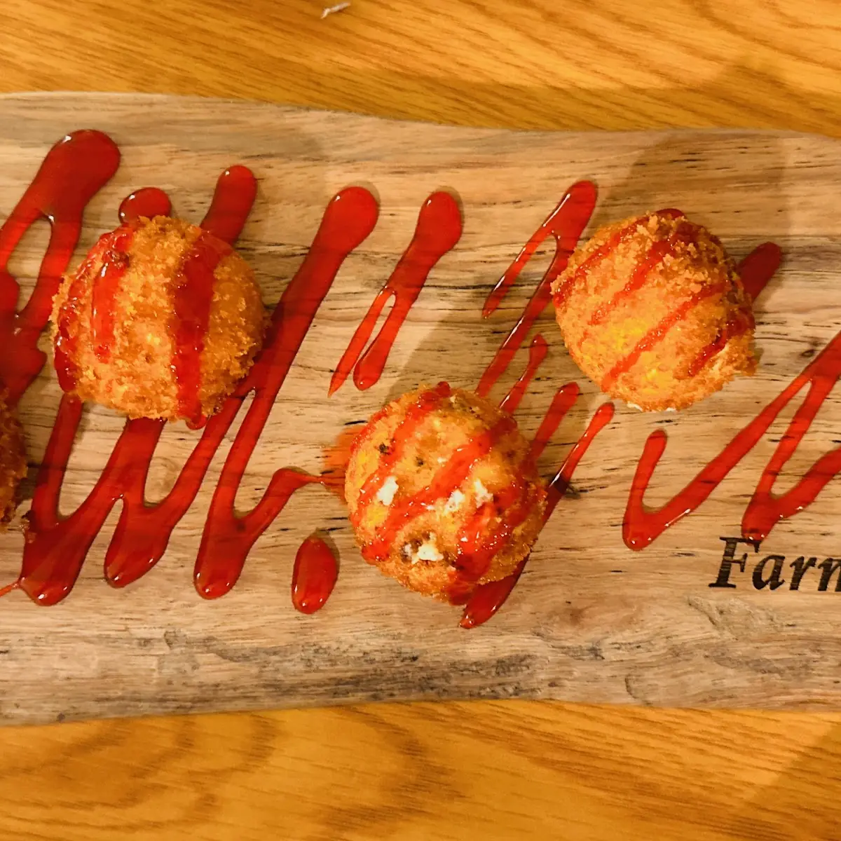 Fried Goat Cheese and Honey