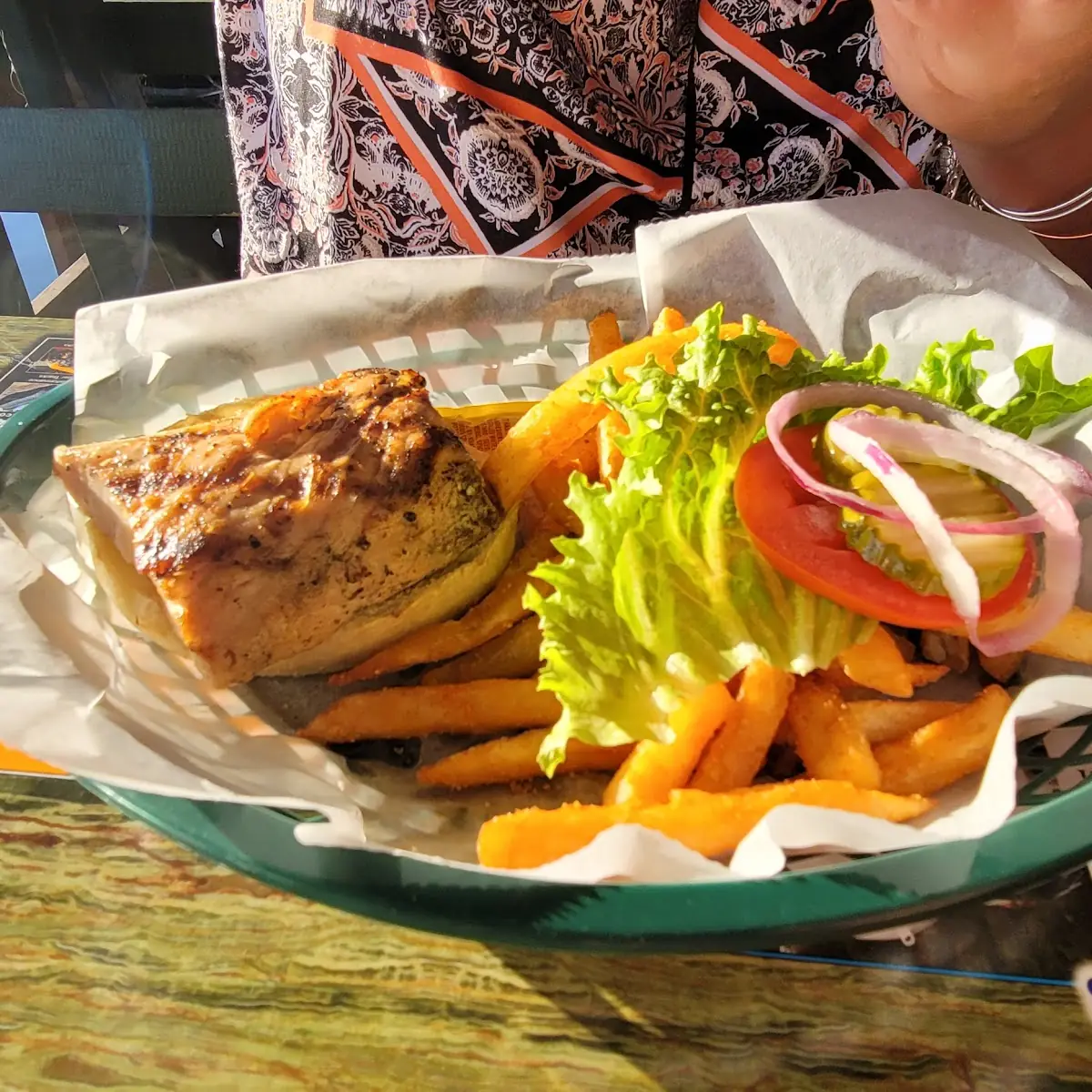 Mahi Sandwich