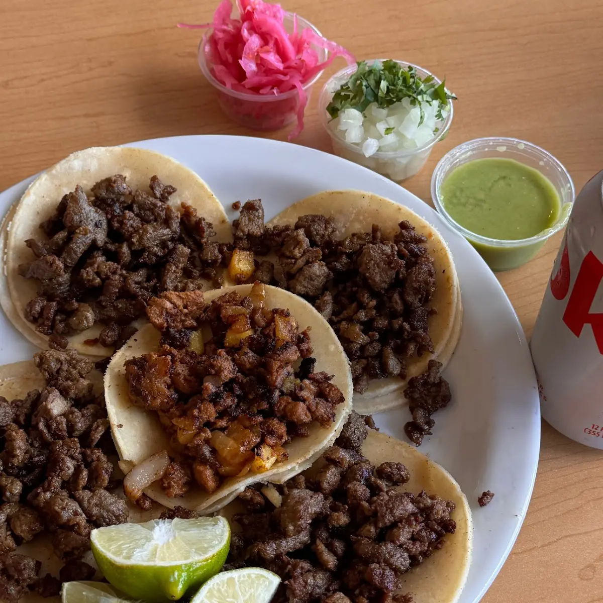 Carnitas Tacos and Chorizo Tacos